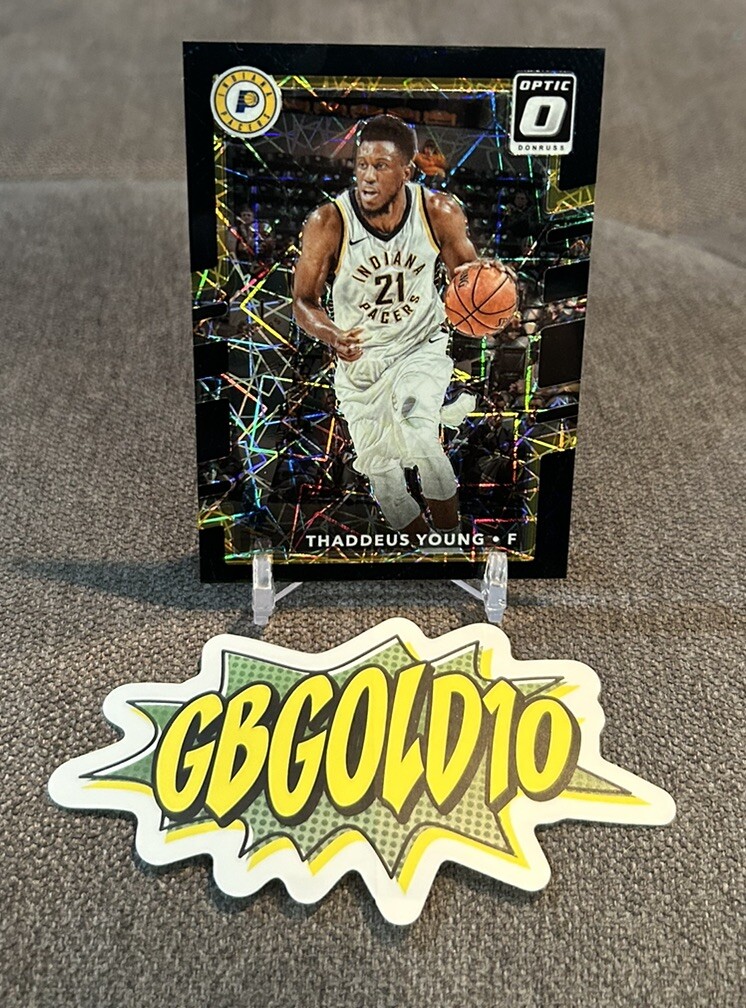 2017-18 Panini Donruss Optic Black Velocity Prizm /39 Thaddeus Young #59