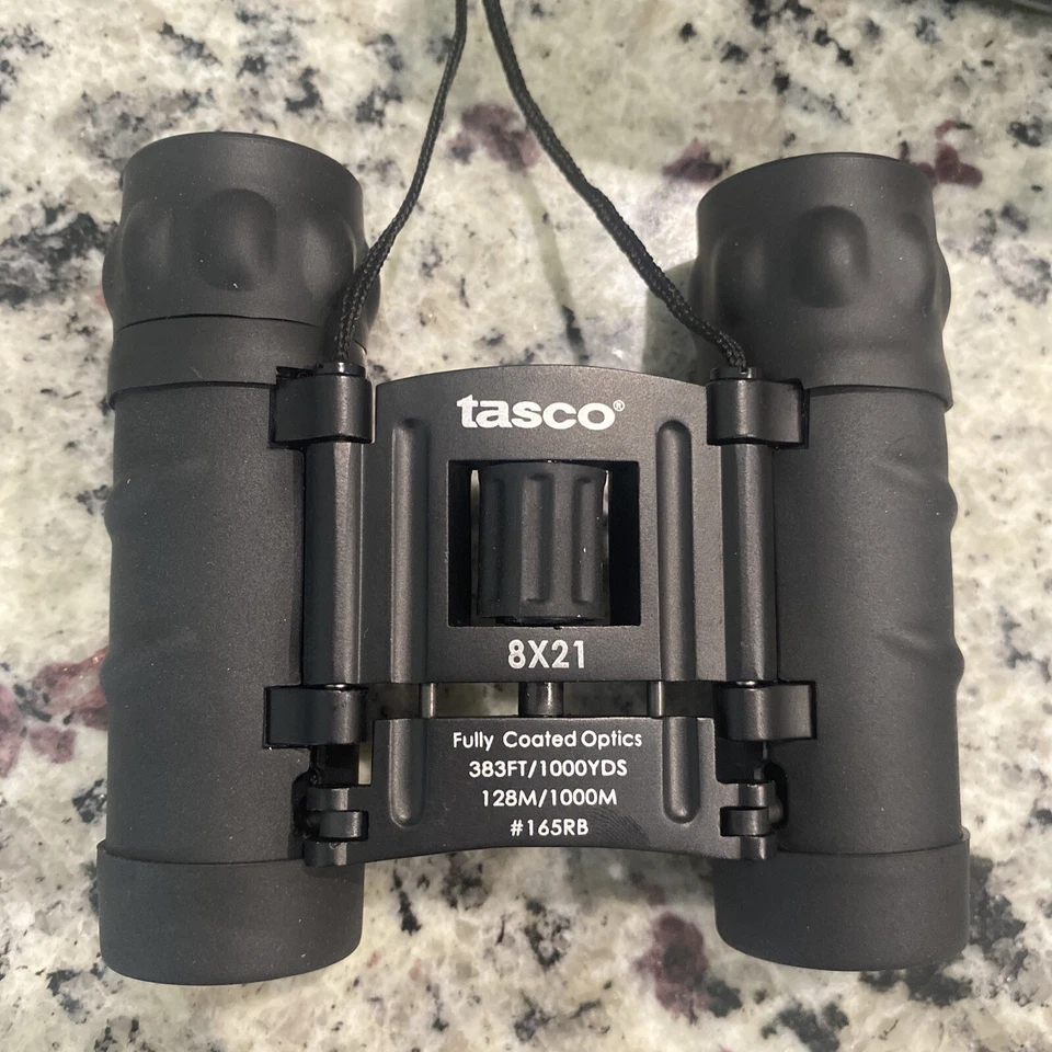 Tasco PowerView 8X 21mm Compact Binoculars Jummelles Black - 165RB - Image 3 of 4