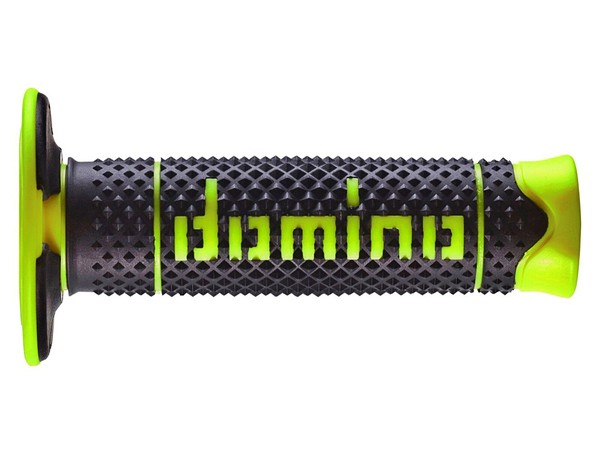 Paar Universelle Motorrad Soft Griffe Farbe Schwarz/Gelb 120Mm-image