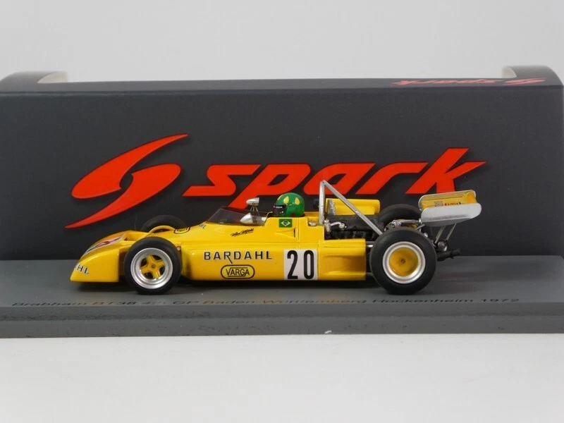 Spark Brabham BT38 #20 Wilson Fittipaldi B-W Hockenheim GP F2 1972 1/43 S7436 - Immagine 2 di 4