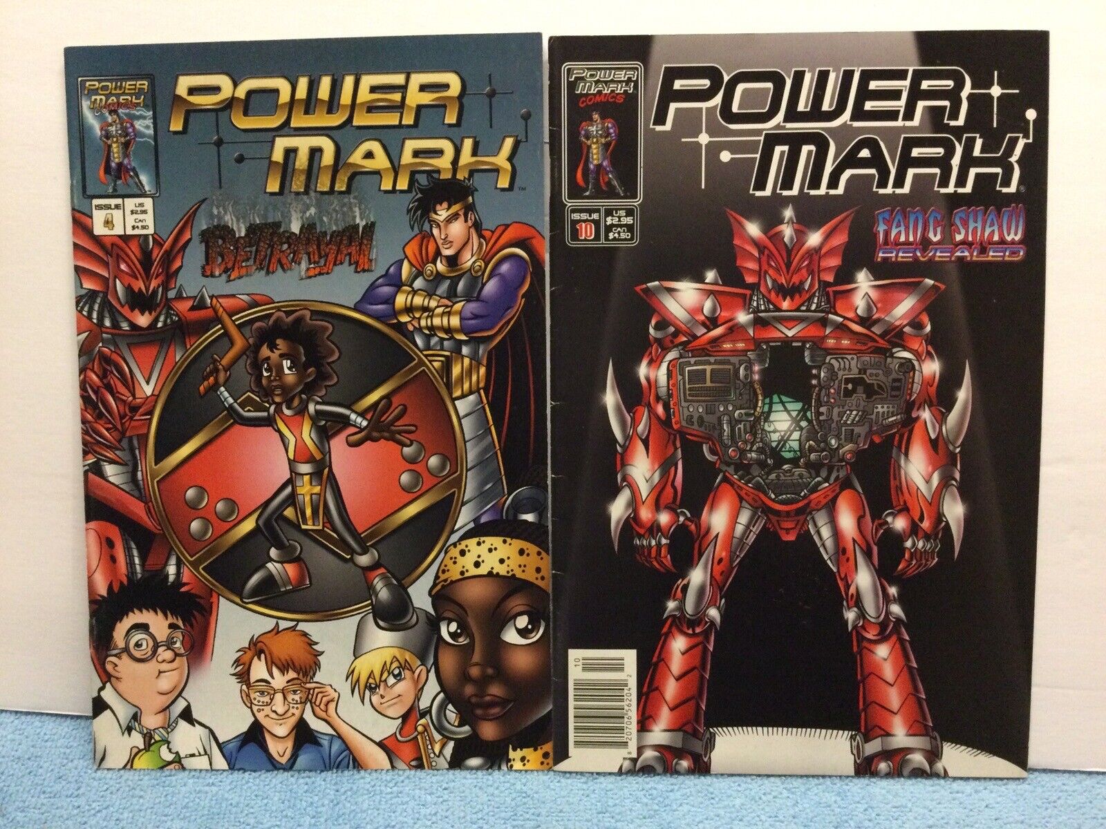 Lot Of 2 Power Mark Comic Books - Issues #4 and #10