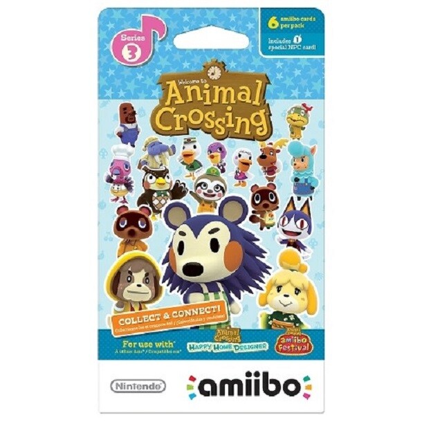 Authentic Individual Animal Crossing Amiibo Cards - Series 3 (#201