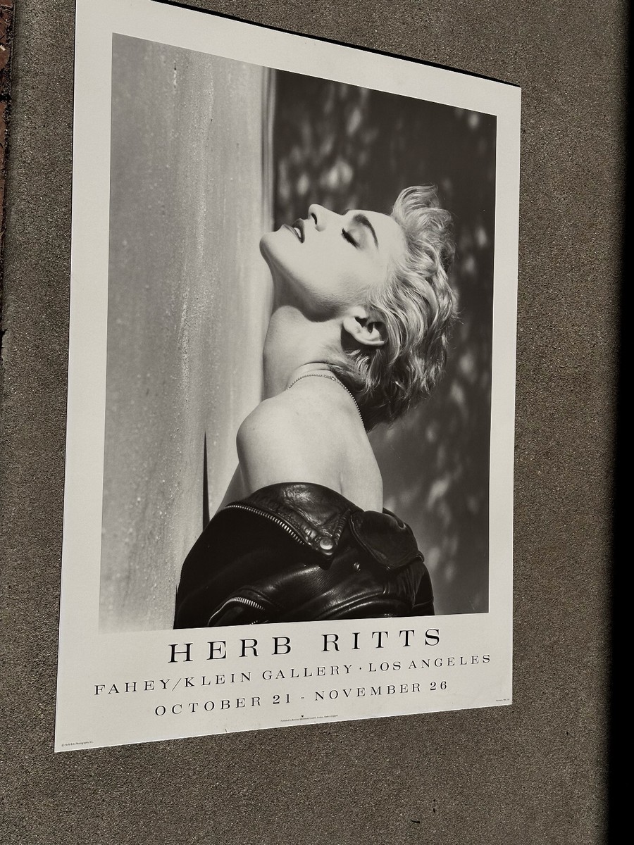 1986 MADONNA Herb Ritts Photograph Original Fahey Klein