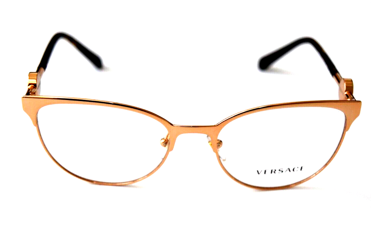 New VERSACE Eyeglasses MOD. 1271 1412 54-18 140 Rose Gold Frames w