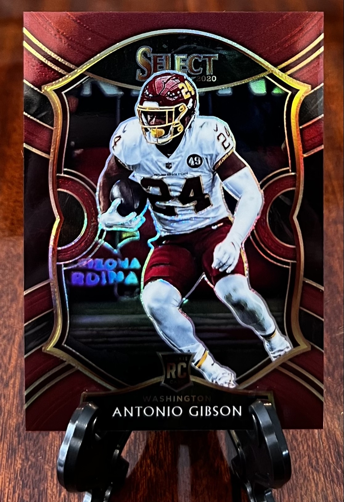 2020 Panini Select #72 Antonio Gibson RED Maroon Prizm /149 RC Rookie SSP