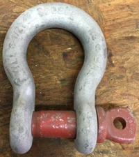 Crosby 1018516 7/8" G-209 Screw Pin Anchor Shackle - 6-1/2 Ton WLL