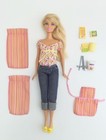 Barbie cuisine play all day kitchen Giftset 8499 Mattel poupée blonde an 2009