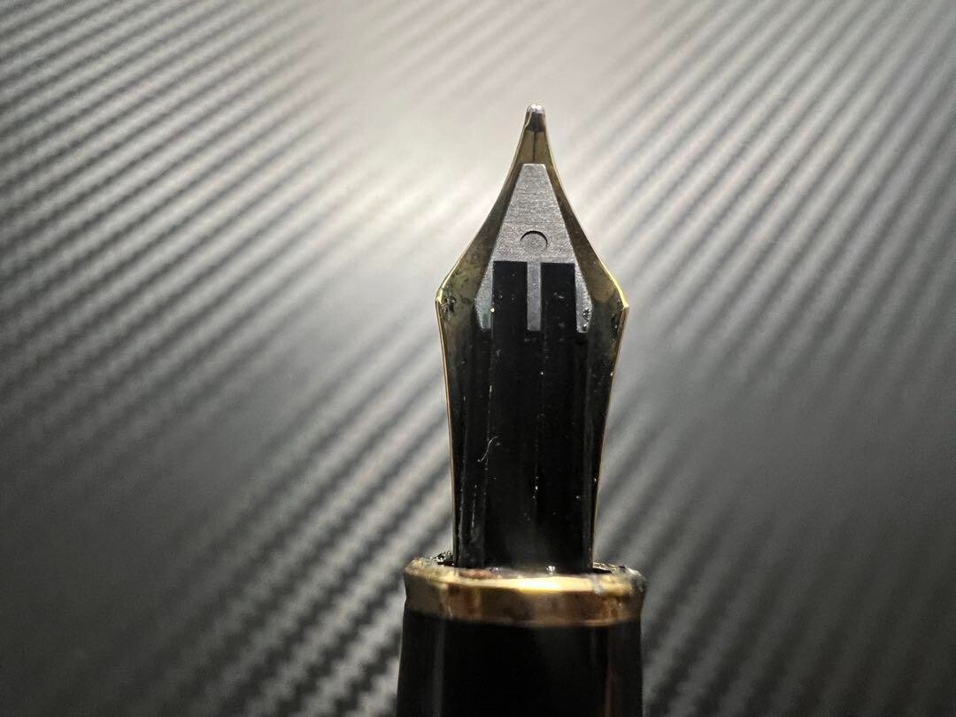 Montblanc Fountain Pen Ballpoint Meisterstück 144 Black 18K Ink