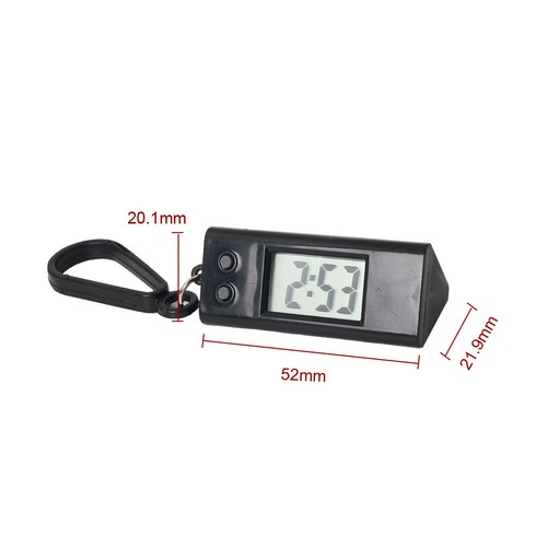 Mini Elektronische Uhr Schlüsselanhänger Lautlos Digital Elektronische Uhr Tischuhr Uhr - Bild 9 von 12