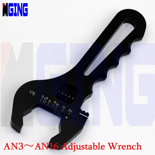 4AN 6AN 8AN 10aAN 12AN AN3-AN16 Adjustable Hose Wrench Fitting Tools Spanner - Picture 3 of 15
