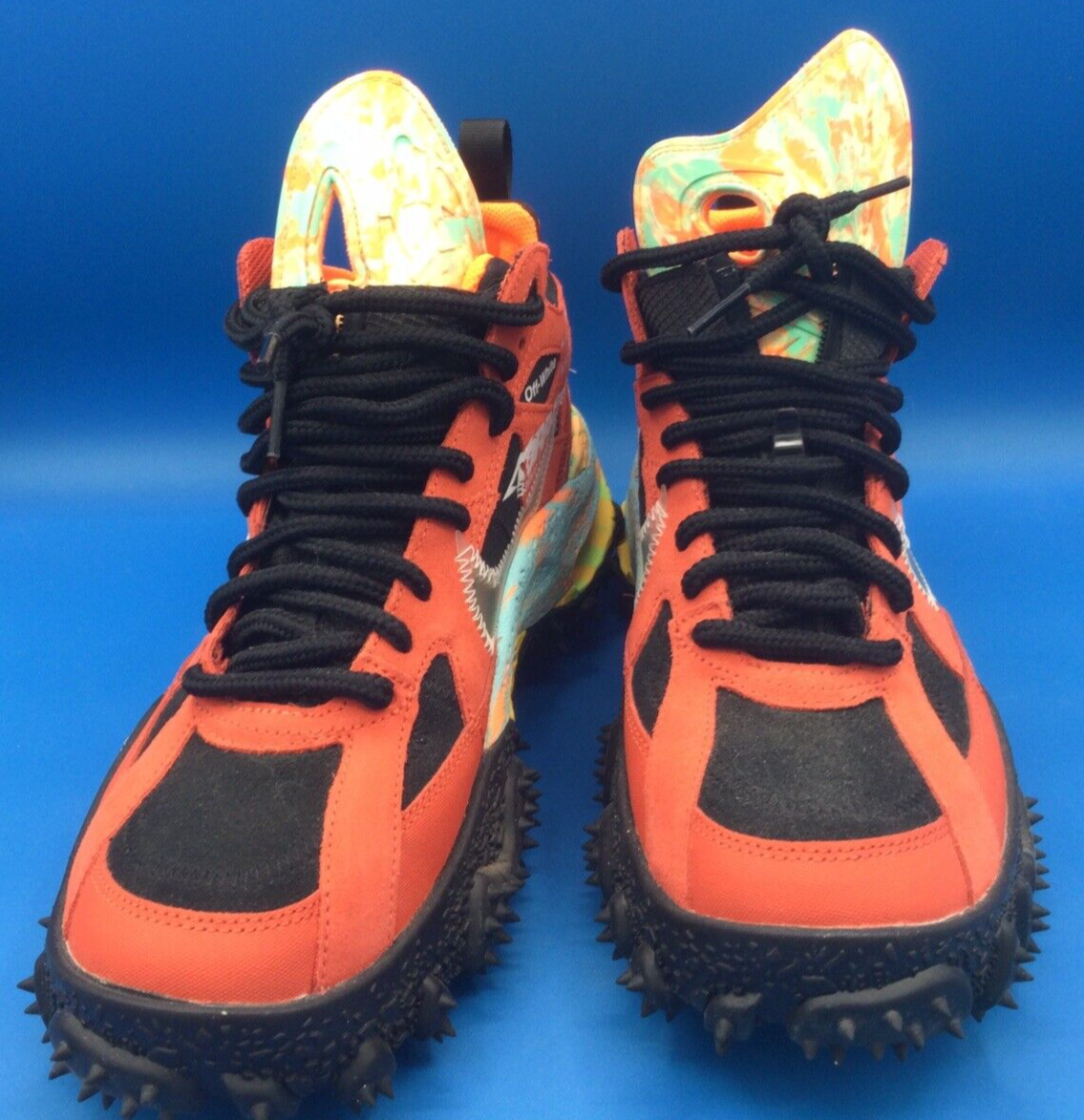 OFF WHITE X NIKE NIKE Off White X Air Terra Forma Mantra arancione da uomo taglia 9 5 DQ1615 800 RARO