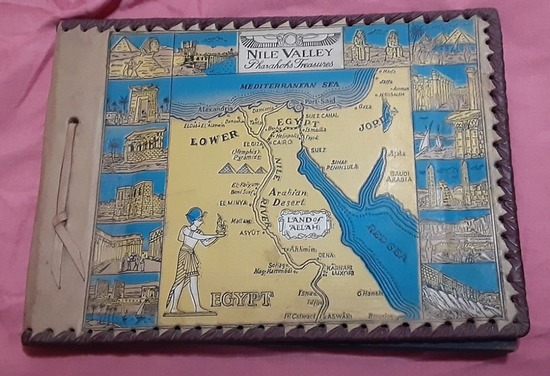 Nile Valley Pharahohs Treasures scrap book