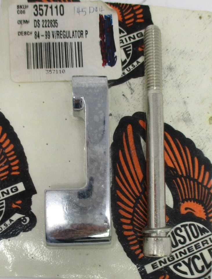 CUSTOM CYCLE ENGINEERING  Chrome Regulator Keeper	 DS-222835 - Image 3 of 4
