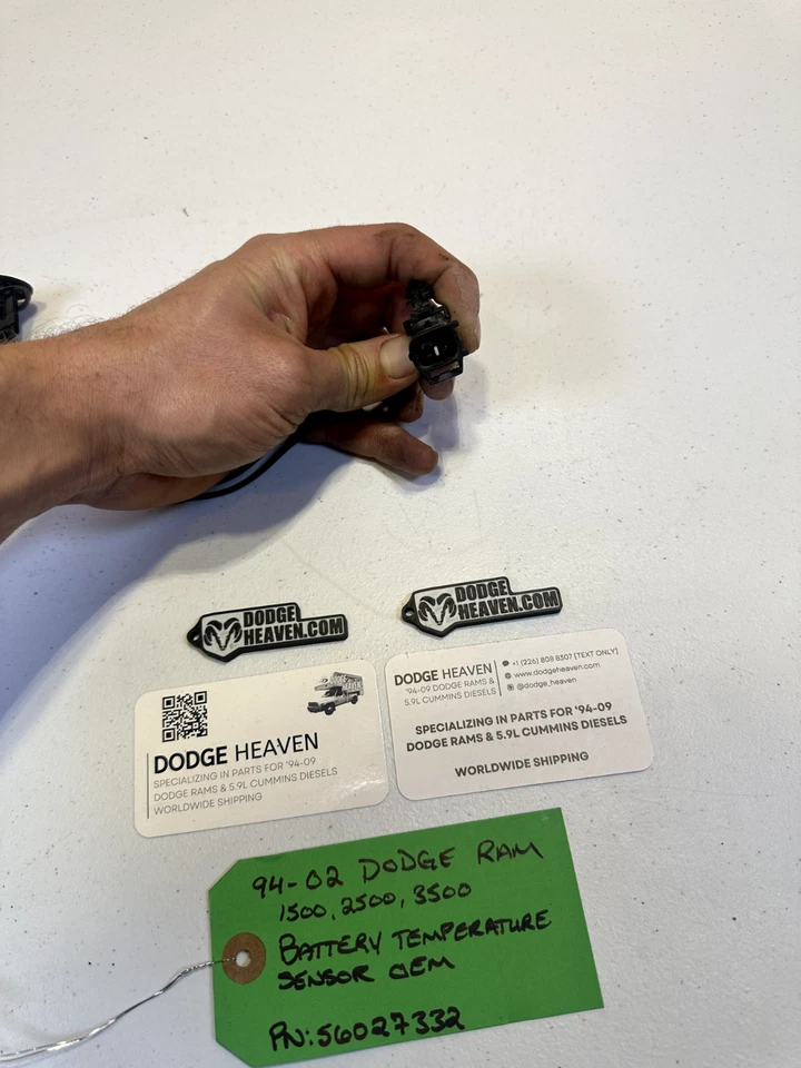 Dodge Ram 1500 2500 3500 1994-2002 OEM sensor de temperatura de batería 56027332 Foto 3 de 4