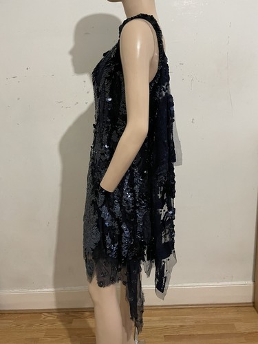 MEADHAM KIRCHHOFF TOPSHOP SEQUIN MESH EVENING PARTY DRESS UK 10 EU 38 SMALL BNWT - Picture 7 of 11