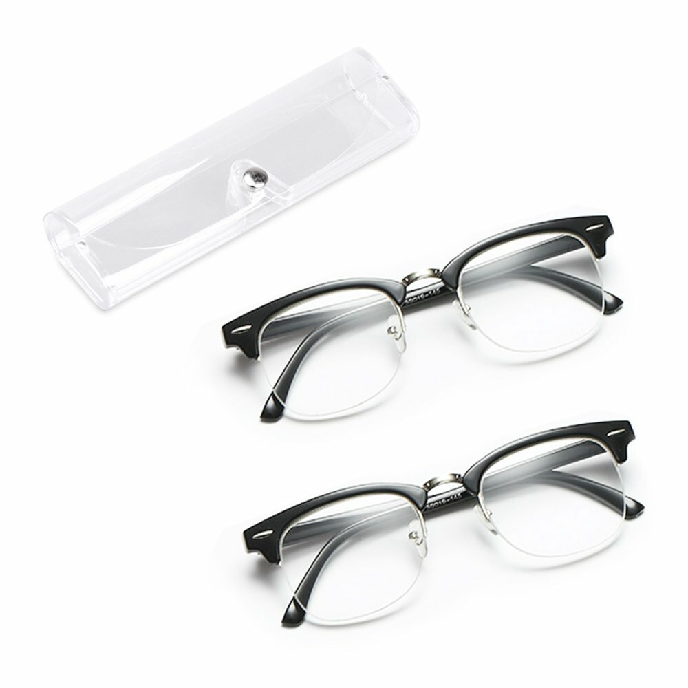 READING GLASSES 2 PACK METAL LOT CLASSIC READER UNISEX MEN WOMEN STYLE BULK LOT-image