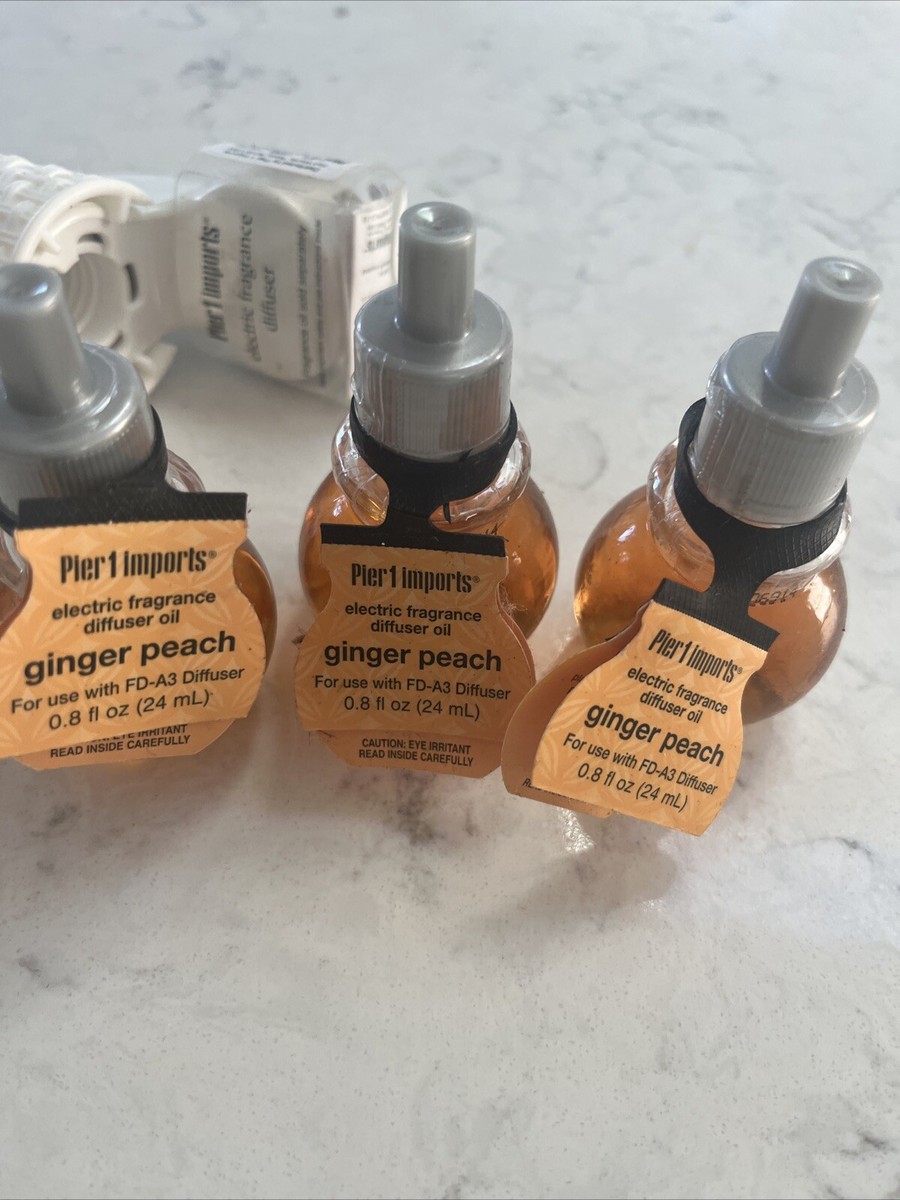 Pier imports ginger peach electric fragrance diffuser oil Fl