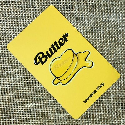 BTS SUGA [ Butter Weverse Pre-Order ] Official Photocard / New