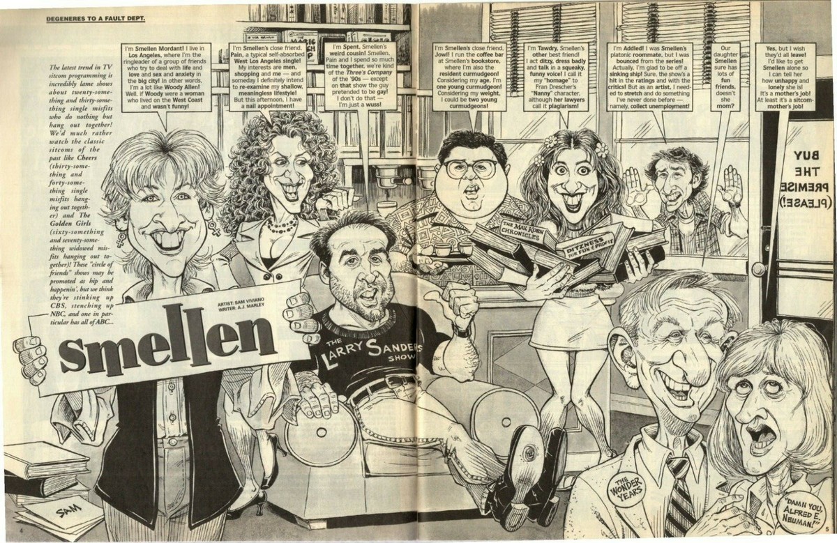 1996 (June) Mad Magazine #346 Alfred E. Neuman Watering the Garden