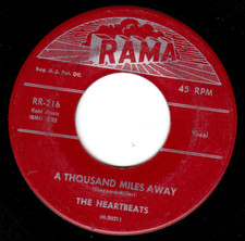 Heartbeats 7&rdquo; "A Thousand Miles Away" Rama (216) Excellent