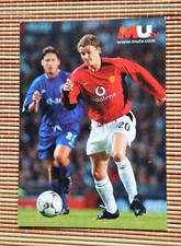 Ole Gunar Solskjar - ex Manchester UTD - official MUTV post card - 15 x 10 cm