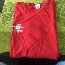 Vintage Teamsters Local 705 Chicago IL 2 Side Red Pocket T-Shirt XL Union USA