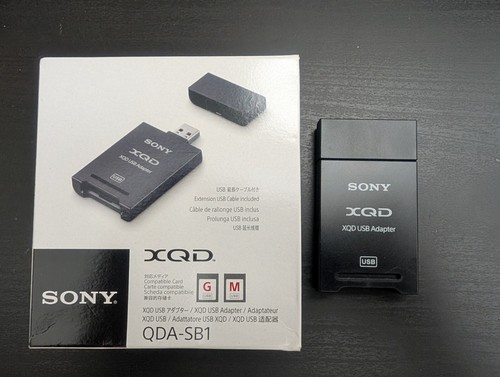 Genuine Sony XQD USB Adapter Card Reader for G series Memory Cards - QDA-SB1A