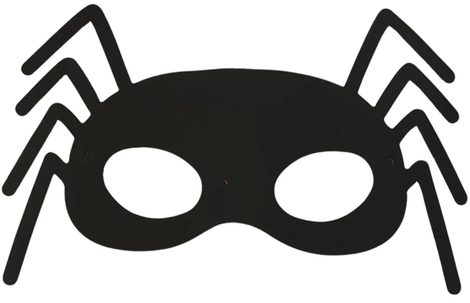 Scratch Your Own Halloween Face Masks Superhero Pumpkin Craft Kit Kids Party Fun - Image 4 of 4