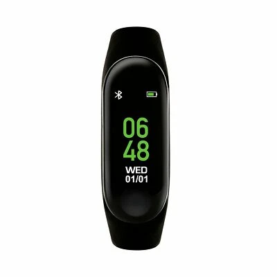 Tikkers Black Smart Activity Tracker Watch