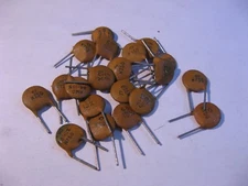 Ceramic Disc Capacitor 68pF 10% 500V N750 - NOS Qty 20
