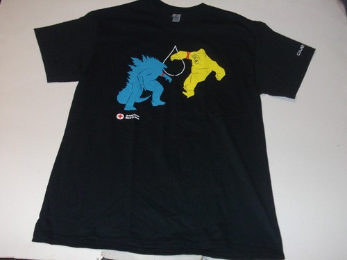 American Red Cross Give Blood T Shirt Godzilla x Kong The New Empire Large NEW - Picture 2 of 3