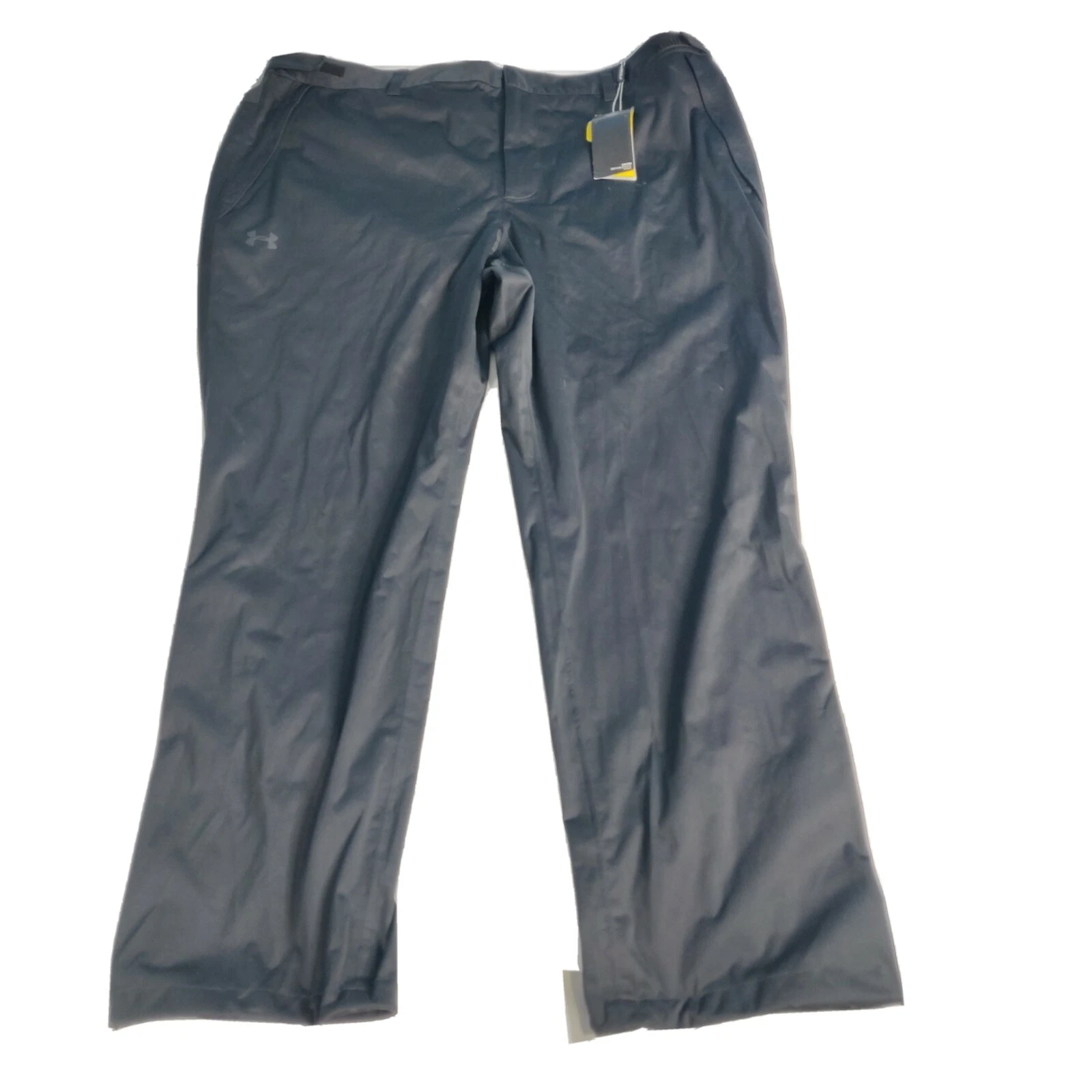 NWT Under Armour Storm Proof Rain Pants Adult Sz 2XL Black Loose