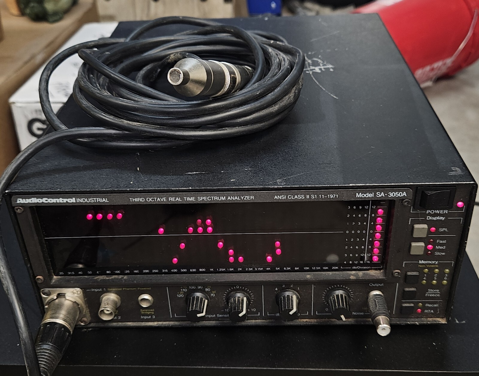 AudioControl Third Ocatave Real Time Spectrum Analyzer Model SA3050A