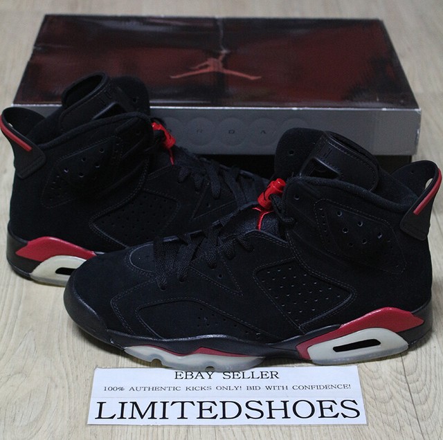 air jordan 6 retro black varsity red