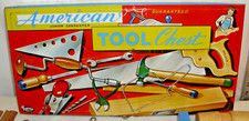 AMERICAN JUNIOR CARPENTER TOY TOOL CHEST SET 1960s BOXED
