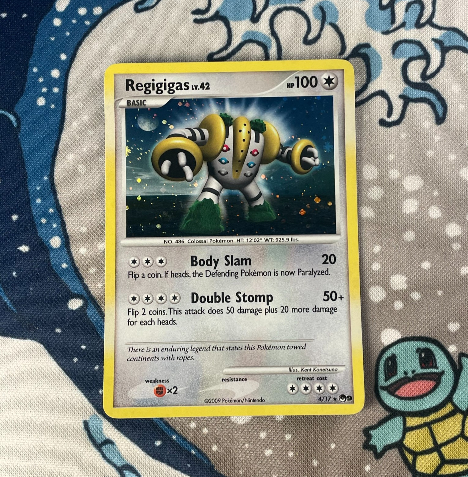 Regigigas 4/17 Holo Rare Promo POP Series 9 Pokemon Card 2009 NM