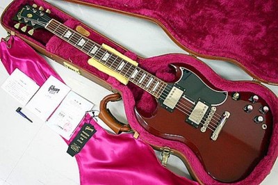 E-Gitarre Gibson SG '61 Reissue 1996 Heritage Cherry S/N 92016323