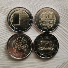 Lot 4 x 2 euros commémo 2025  NEUVE