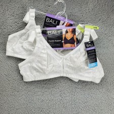 BALI Bra Double Flex Support Wirefree Lightly Lined Smoothing 34B Lot of 2 NWT