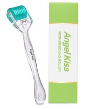 Angel Kiss Real Needles Derma Roller for Face Body and 1 Count Pack of 1 