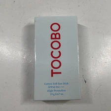 TOCOBO Cotton Soft Sun Stick SPF50+ PA++++ (19g) - Matte Finish, Exp 11/2027