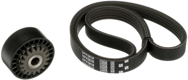 Gates Keilrippenriemensatz Micro-V® K015PK908 FüR Renault Kangoo FC0 Clio KC0 2-image