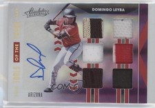 2020 Panini Absolute Spectrum Purple 17/25 Domingo Leyba #TOT6-DL Auto 0l6z