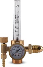 Agatige Argon Flowmeter Regulator, Argon CO2 Mig Tig Flow Meter Gas Regulator