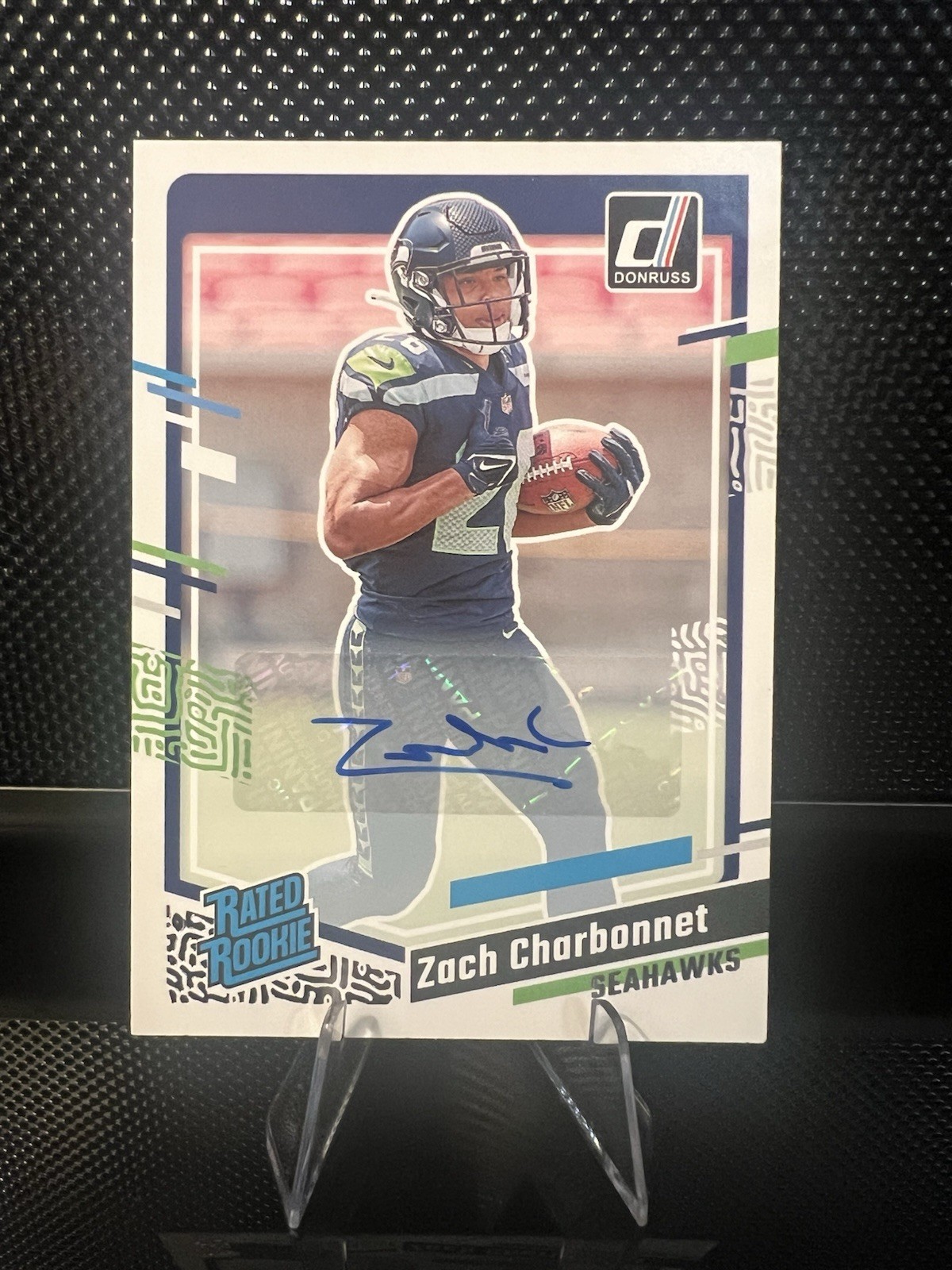 2023 Panini Donruss - Rated Rookie Zach Charbonnet #392 Autographs (AU, RC)