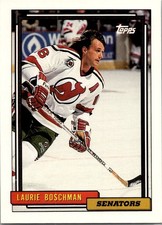 1992-93 Topps #246 Laurie Boschman Ottawa Senators