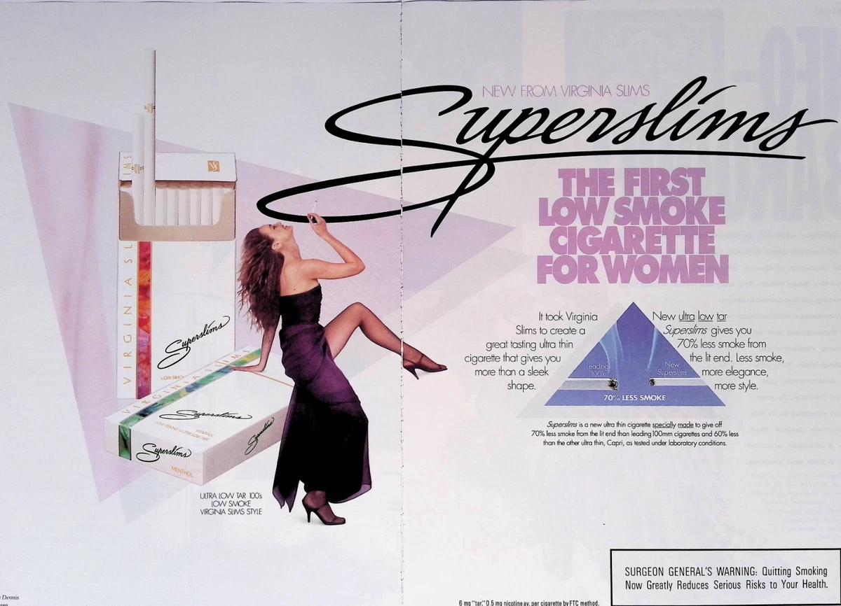 Virginia slims バージニアスリム 白水着 自販機プラ ポスター virginia slims ad products for sale | eBay