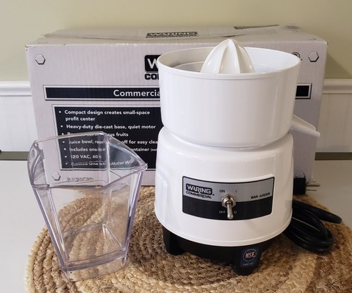 Waring Commercial Citrus Bar Juicer 120v model 31JC25 Series BJ120CRD White 