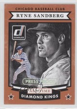 2015 Donruss All-Time Diamond Kings Press Proof Silver 24/49 Ryne Sandberg b9e