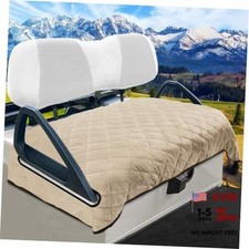 Golf Cart Seat Covers for 2  4 Passenger Carts, Thick Short Plush with Khaki